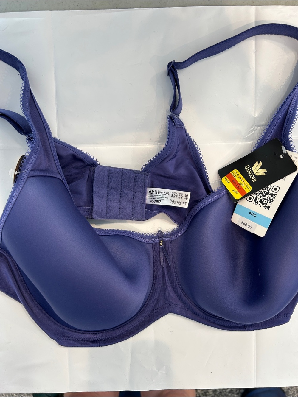 Wacoal Deep Violet Smooth Underwire Bra